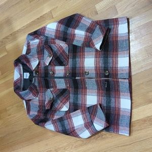Kensie Plaid Shacket - Size L